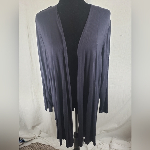 Lane Bryant Navy Long Sleeve Cardigan Sz 18-20 - Picture 7 of 11